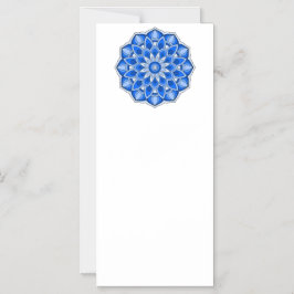 Mandala in blau magneteinladung