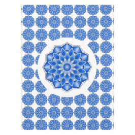 Mandala in blau tischdecke