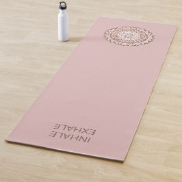 Mandala inhale exhale Yogmatte Yogamatte