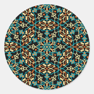 Mandala Inspiration 6 Runder Aufkleber