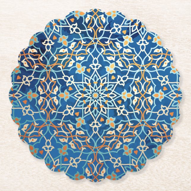 Mandala Inspiration Untersetzer (Vorderseite)