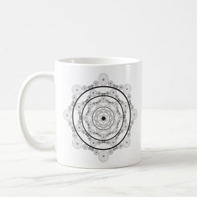 Mandala Kaffeetasse (Links)