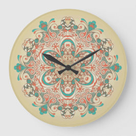 Mandala Kaleidoscope - Wallclock Große Wanduhr