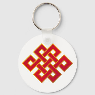 Mandala-Karma-Buddhismus-ewiger Knoten Schlüsselanhänger