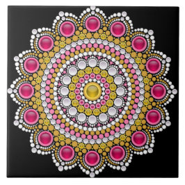 Mandala-Keramikfliese Fliese