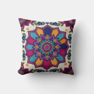 Mandala Kilim Lumbar Coussins : Flair bohème