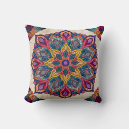 Mandala Kilim Lumbar Kissen: Komfort mit Künstler Kissen
