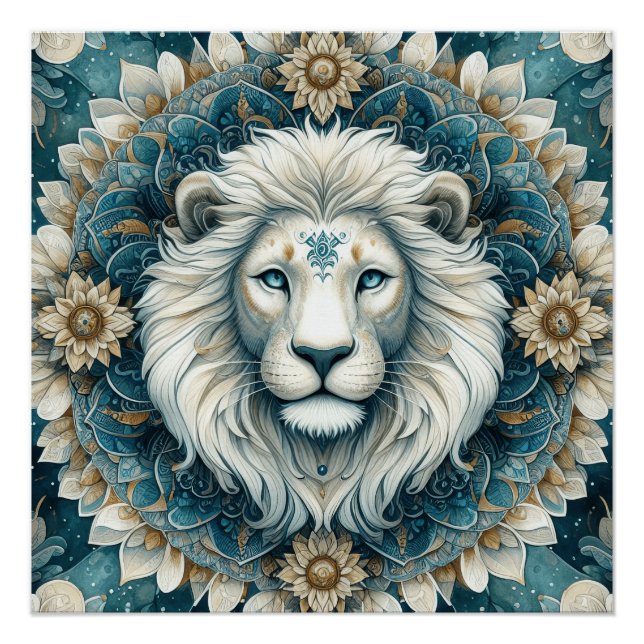 Mandala King Poster (Vorderseite)