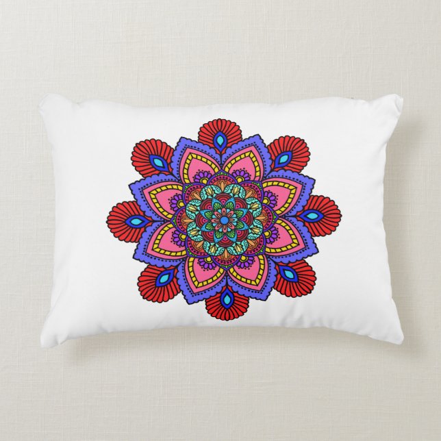 Mandala-Kissen Dekokissen (Vorderseite)