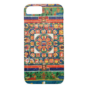 Mandala Kosmisches Diagramm für Meditation Case-Mate iPhone Hülle