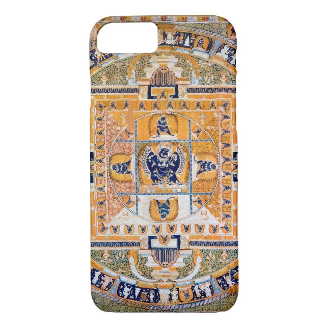 Mandala Kosmisches Diagramm für Meditation Case-Mate iPhone Hülle (Rückseite)