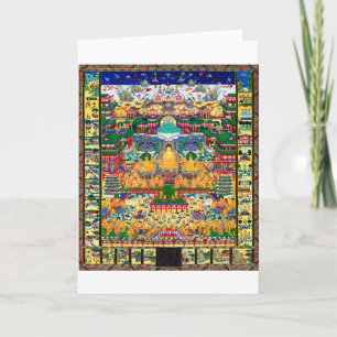 Mandala Kosmisches Diagramm für Meditation Karte
