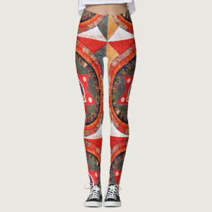 Mandala Kosmisches Diagramm für Meditation Leggings