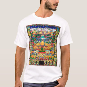 Mandala Kosmisches Diagramm für Meditation T-Shirt