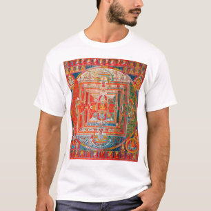 Mandala Kosmisches Diagramm für Meditation T-Shirt