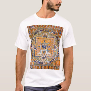 Mandala Kosmisches Diagramm für Meditation T-Shirt