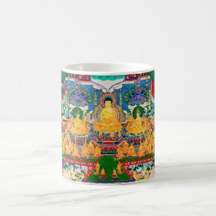 Mandala Kosmisches Diagramm zur Meditation Kaffeetasse