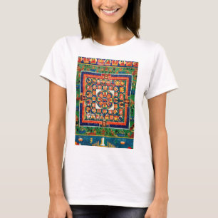 Mandala Kosmisches Diagramm zur Meditation T-Shirt