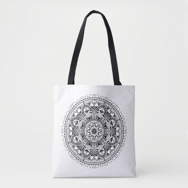 Mandala-Kreis 2 Tasche (Vorderseite)