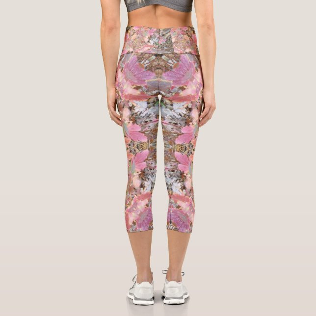 Mandala Kunst, Dichtung und Musik Capri Leggings (Rückseite)