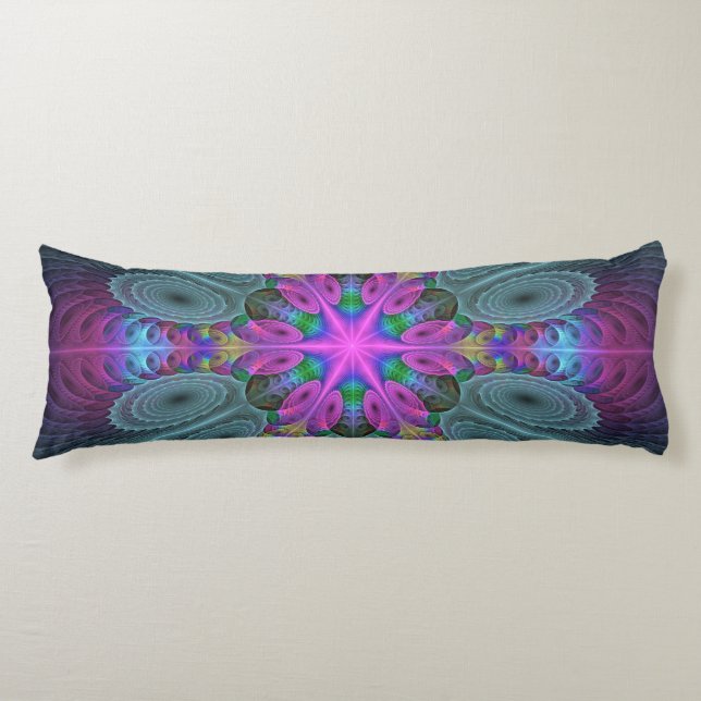 Mandala Kunst, Fraktal und Dichtung Seitenschläferkissen (Vorderseite)