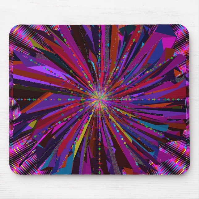 Mandala-Kunst  Mousepad (Vorne)