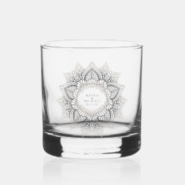 Mandala Lace Wedding Neutrals ID478 Whiskyglas