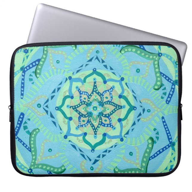 Mandala Laptop Sleeve (Vorderseite)