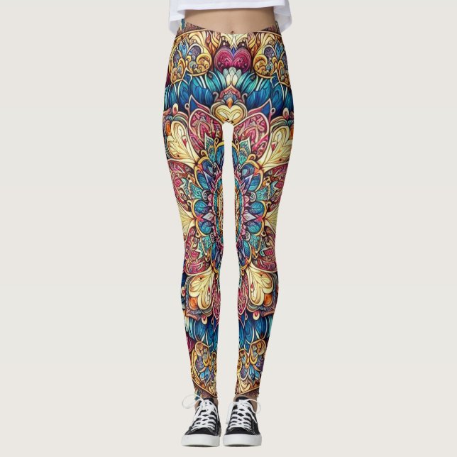 Mandala Leggings (Vorderseite)