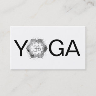 Mandala-Lehrer-Lehrer *~* Yoga OMs Lotus Visitenkarte