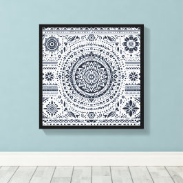 Mandala Leinwanddruck