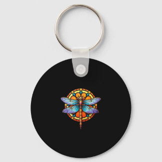 Mandala Libelle Leuchtende Heilige Geometrie Spiri Schlüsselanhänger