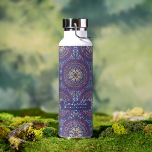 Mandala Lila Trinkflasche