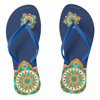 Mandala Lima Flip Flops