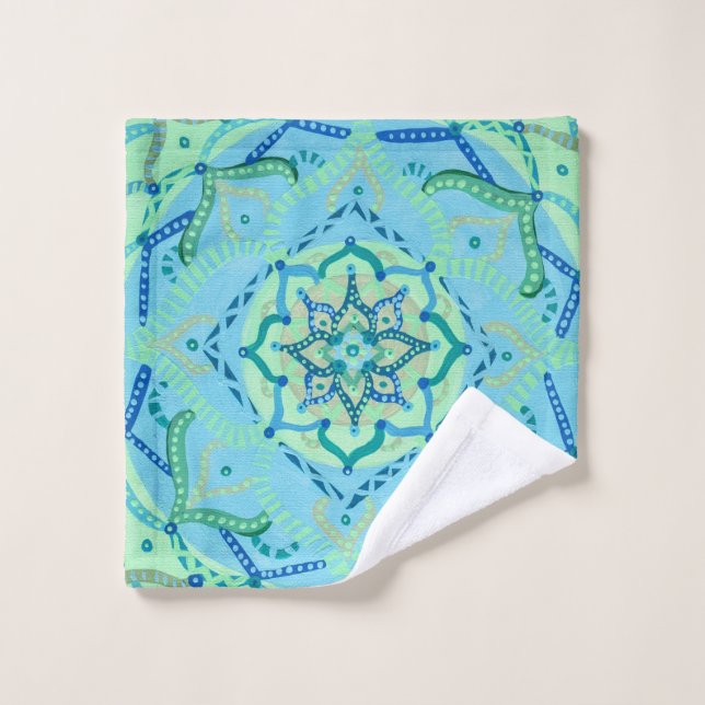 Mandala linge (Gant de toilette)