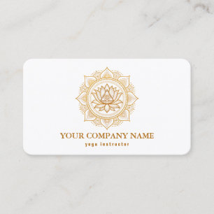 MANDALA LOGO INDIVIDUALISIERTER YOGA  INSTRUCKTOR VISITENKARTE