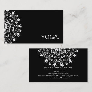 MANDALA-LOGO KUNDENGEBUNDENER YOGA-LEHRER VISITENKARTE