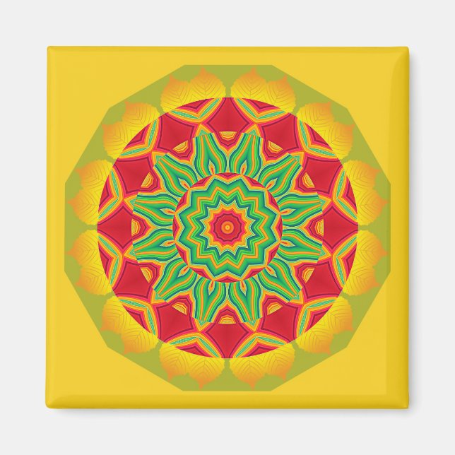 Mandala Magnet (Vorne)