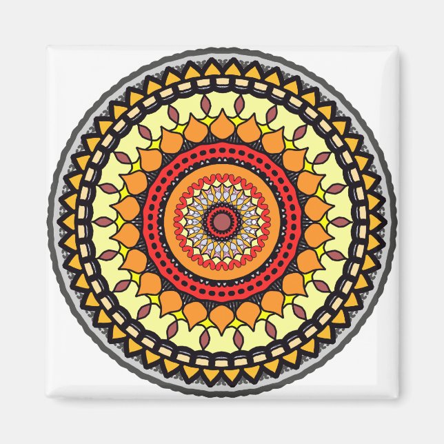 Mandala Magnet (Vorne)