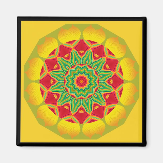 Mandala Magnet (Vorne)