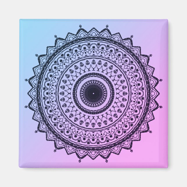 Mandala Magnet (Vorne)