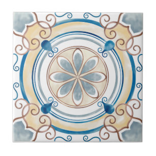 Mandala/Marokkanisches Flachmuster  Fliese