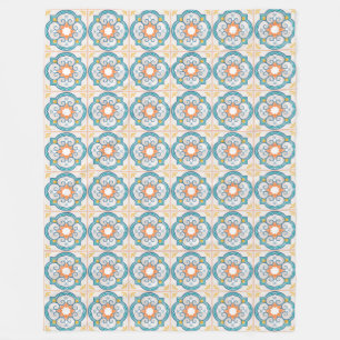 Mandala/Marokkanisches Muster Fleecedecke