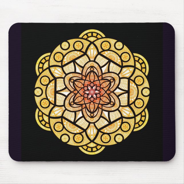 Mandala-Mauspad Mousepad (Vorne)