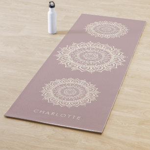Mandala-Meditation Dustrosa mit individuellem Name Yogamatte