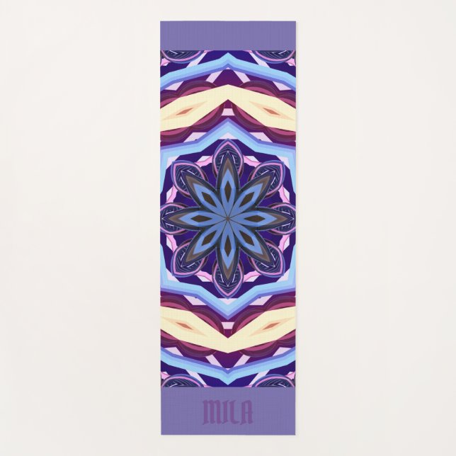 Mandala Meditation Yogamat Yogamatte (Vorderseite)