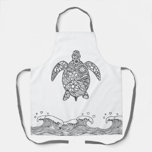 Mandala Meeresschildkröte Schürze