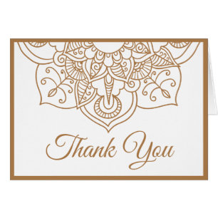 Mandala Merci Brown Boho Indian Modern Mariage