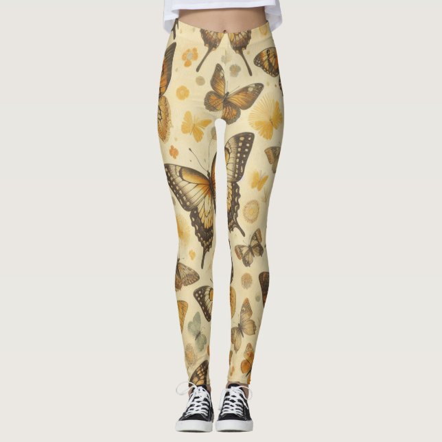 Mandala Midnight Leggings (Vorderseite)