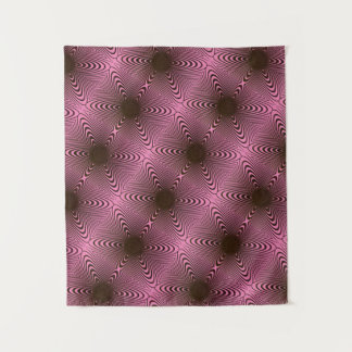 Mandala MODERNE - Tapisserie ROSE NOIR ROSE